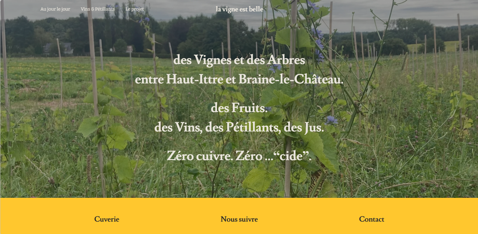 Wijngaard van La Vigne est Belle
