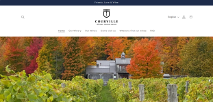 Wijngaard van Vignoble Courville