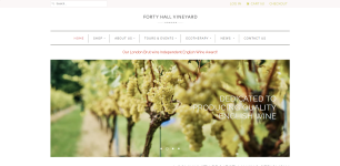 Wijngaard van Forty Hall Vineyard