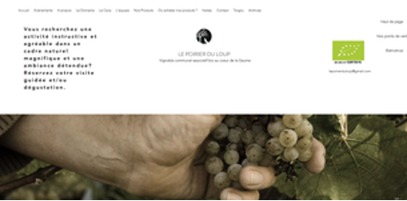 Wijngaard van Domaine du Poirier du Loup